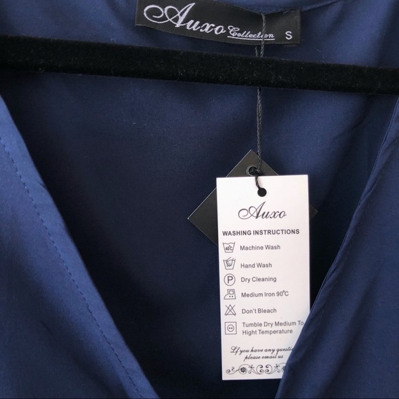 NWT | Navy Romper | Size S - Picture 3 of 4